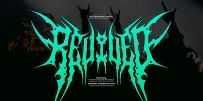 Darkpulse Font Poster 3