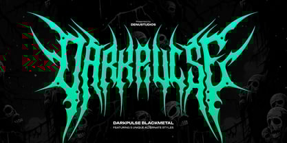 Darkpulse Font Poster 1