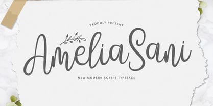 Amelia Sani Font Poster 1