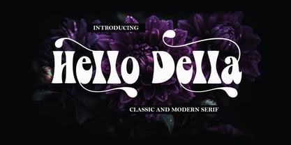 Hello Della Font Poster 1