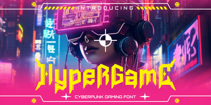 Hypergame Font Poster 1