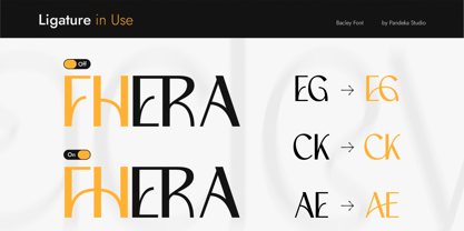 Bacley Font Poster 7