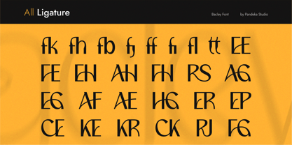 Bacley Font Poster 8