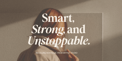 Recalling Nostalgic Font Poster 10