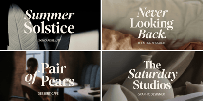 Recalling Nostalgic Font Poster 2