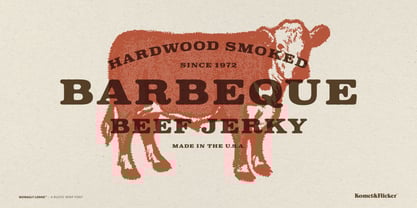 Quinault Lodge Font Poster 5