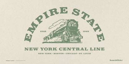 Quinault Lodge Font Poster 7