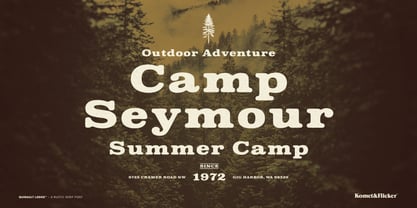 Quinault Lodge Font Poster 6