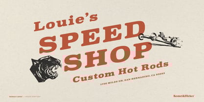 Quinault Lodge Font Poster 13