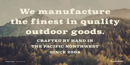 Quinault Lodge Font Poster 4