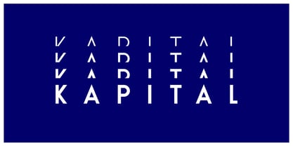 KAPITAL Font Poster 1
