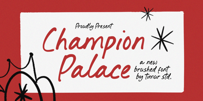 Champion Palace Font Poster 1