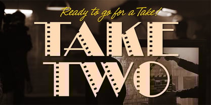 Take Two BF Font Poster 1