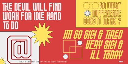 Carglos Font Poster 10