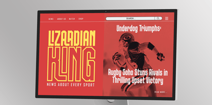 Carglos Font Poster 3