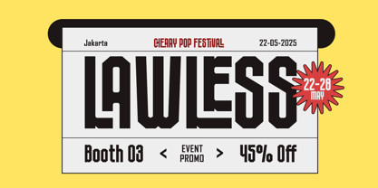 Carglos Font Poster 9