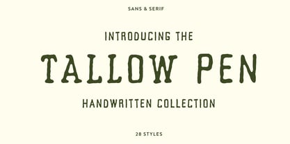 TC Tallow Pen Font Poster 1