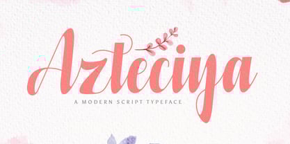 Azteciya Font Poster 1