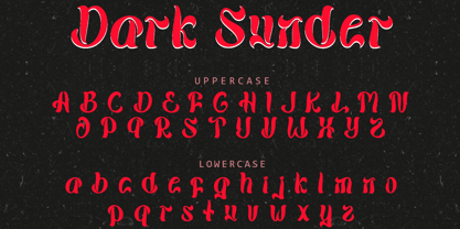 Dark Sunder Font Poster 6
