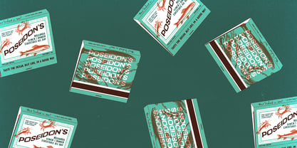 Motel Matchbook Font Poster 3