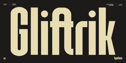 Gliftrik Font Poster 1