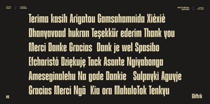 Gliftrik Font Poster 9