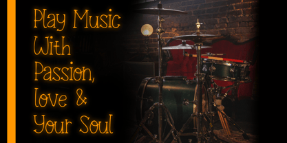 Antique Handwriting Font Poster 2