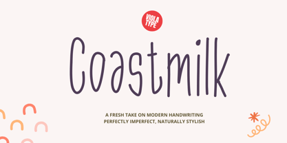 Coastmilk Font Poster 1