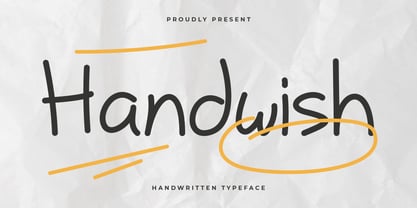 Handwish Font Poster 1