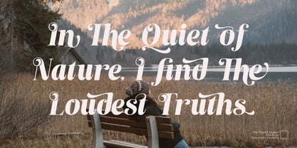 The Royals Queen Font Poster 2