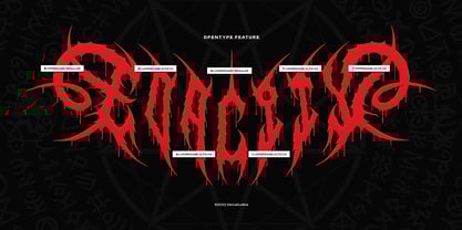 Minotor Font Poster 10