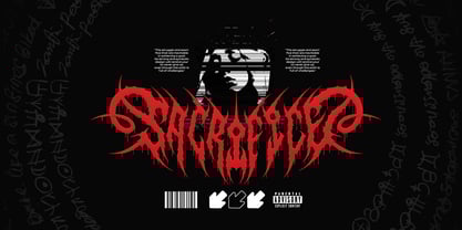 Minotor Font Poster 2