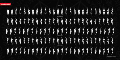 Minotor Font Poster 12