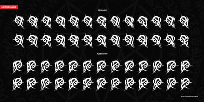 Minotor Font Poster 11