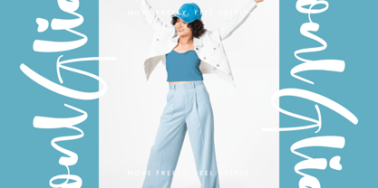 Satisfy Twisted Font Poster 9