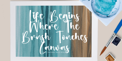 Satisfy Twisted Font Poster 6