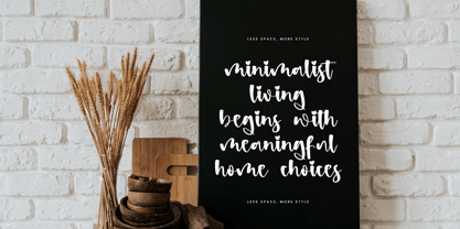 Satisfy Twisted Font Poster 11