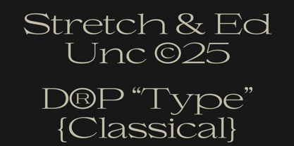 UNCMMN Stretched Font Poster 9
