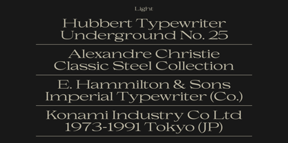 UNCMMN Stretched Font Poster 13