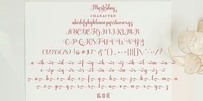 Astrillia Script Font Poster 6