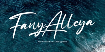 Fany Alleya Font Poster 1