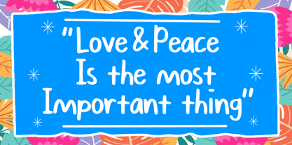 Tropical Charm Season Font Poster 2