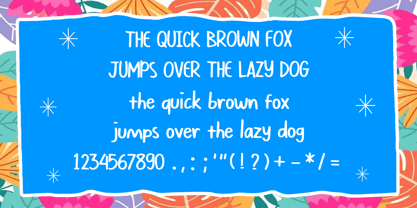 Tropical Charm Season Font Poster 4