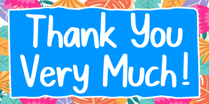 Tropical Charm Season Font Poster 5