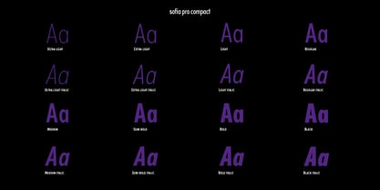 Sofia Pro Compact Font Poster 7