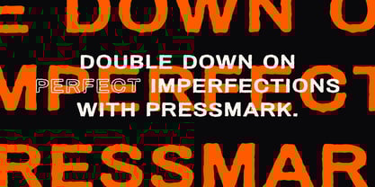 TC Pressmark Font Poster 4