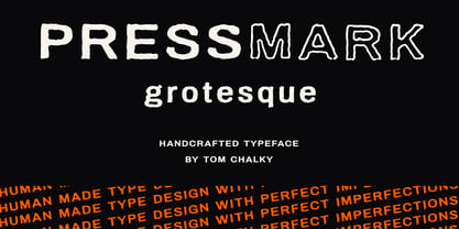 TC Pressmark Font Poster 1