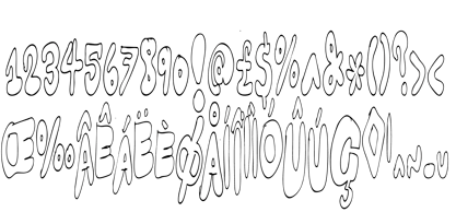 Fillthefridge Font Poster 2