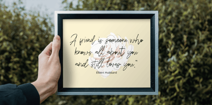 Walesia Signature Brush Font Poster 4