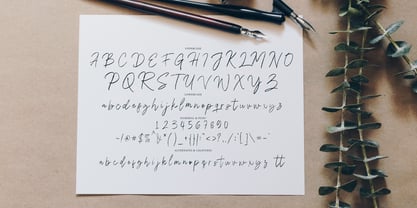 Walesia Signature Brush Font Poster 8